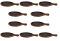 10 Pcs Cast Iron Racket style Sizzler Plates with Wooden base 10 Pcs Cast Iron Racket style Sizzler Plates with Wooden base