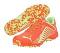 PUMA 22 FH RUBBER Cricket SHOES (ULTRA ORANGE/FAST YELLOW) PUMA 22 FH RUBBER Cricket SHOES (ULTRA ORANGE/FAST YELLOW)
