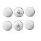 CA ATTACK CRICKET LEATHER Balls - WHITE - Box of 6 for 25+ overs