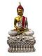 Very Attractive & Beautiful Fiber Amitabha Buddha Statue 11.70"