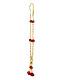 Bhakti Lehar Golden & Red Pearl Moti Garland