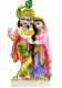 Artistic Marble Powder 15" Tall Large Radha Krishna Statue