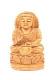 Hancrafed wood Buddha 8" Idol