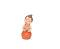 Navarathri Terracotta Orange Hanuman Doll