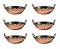 6 Pcs - Stylish Copper Stainless Steel Kadhai (Plain) - 3 Sizes 6 Pcs - Stylish Copper Stainless Steel Kadhai (Plain) - 3 Sizes