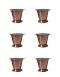 6Pcs - Copper Stainless Steel Bucket Serving Ware (Plain) - 2 Sizes 6Pcs - Copper Stainless Steel Bucket Serving Ware (Plain) - 2 Sizes