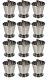 12 Pcs SS serving Gravy Bucket / Serving Balti 14Oz - 17 Oz for Restaurants