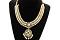 Blue Kemp Stone Short Necklace