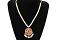 Pearl Red Kemp Stone Short Necklace
