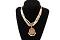 3 Line Traditional Red Kemp Stone Necklace