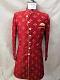 BROCADE RAW SILK RED INDO SHERWANI WITH PAJAMA PANTS BROCADE RAW SILK RED INDO SHERWANI WITH PAJAMA PANTS