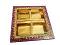 24 Pcs Square Decorative Empty DryFruit Boxes - 4 Compartment (Maroon) 24 Pcs Square Decorative Empty DryFruit Boxes - 4 Compartment (Maroon)