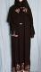 Abaya Dubai Black Sheela Abaya Embroidered #1970 Abaya Dubai Black Sheela Abaya Embroidered #1970