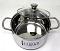 Tabakh Stainless Steel Casserole With Glass Lid 16cm Tabakh Stainless Steel Casserole With Glass Lid 16cm