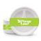 Three Leaf 9" 3 Compartment Bagasse Round Plate, 500 Ct. (20 Packs Of 25) Three Leaf 9" 3 Compartment Bagasse Round Plate, 500 Ct. (20 Packs Of 25)