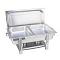 SOGA Stainless Steel Double Tray Chafing Dish –Buffet Food Warmer for Cater