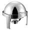 6L Stainless Steel Chafing Food Warmer Catering Dish Round Roll Top 6L Stainless Steel Chafing Food Warmer Catering Dish Round Roll Top