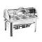 SOGA 3L Triple Tray Stainless Steel Roll-Top Chafing Dishes