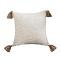 SOGA 50cm Beige Rib Knit Throw Pillow Cover – Soft Decorative Cushion Case