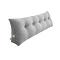 SOGA 39.4 inches Silver Triangular Tatami Cushion Bedside Backrest Support SOGA 39.4 inches Silver Triangular Tatami Cushion Bedside Backrest Support