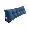 SOGA 47.2 inches Blue Triangular Tatami Pillow – Bedside Backrest Cushion SOGA 47.2 inches Blue Triangular Tatami Pillow – Bedside Backrest Cushion