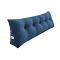 SOGA 59.1 inches Blue Triangular Tatami Pillow – Bedside Backrest Cushion