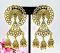 Jhumka earrings pearls