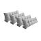 SOGA 4X 150cm Silver Wedge Bed Cushion