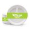 Three Leaf 9" 3 Compartment Bagasse Round Plate, 500 Ct. (20 Packs Of 25) Three Leaf 9" 3 Compartment Bagasse Round Plate, 500 Ct. (20 Packs Of 25)