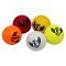 Snick HARD Plastic Cricket Ball with SEAM Multi colors  - pack of 6