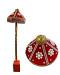 Pearl Embellished Red Velvet Chatra / Deity Canopy Pearl Embellished Red Velvet Chatra / Deity Canopy