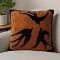 SOGA 2X 17.7inches Abstract Brown/Orange Velvet Polyester Pillow Cover SOGA 2X 17.7inches Abstract Brown/Orange Velvet Polyester Pillow Cover