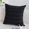 SOGA 2X 17.7 inches Luxurious Black Velvet Decorative Throw Pillowcases SOGA 2X 17.7 inches Luxurious Black Velvet Decorative Throw Pillowcases
