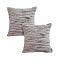 SOGA 2X 45cm Neutral Striped Woven Pillowcase