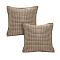 SOGA 2X 17.7 inches Cozy Woven Brown Decorative Pillowcases –Stylish Covers SOGA 2X 17.7 inches Cozy Woven Brown Decorative Pillowcases –Stylish Covers