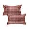 SOGA 2X 11.8x19.7 inches Cozy Textured Red & White Pillowcases – Decor set SOGA 2X 11.8x19.7 inches Cozy Textured Red & White Pillowcases – Decor set