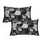 SOGA 2X 11.8x19 inches Modern Black & White Abstract Lumbar Pillowcases SOGA 2X 11.8x19 inches Modern Black & White Abstract Lumbar Pillowcases