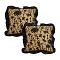SOGA 2X 17.7 inches Elegant Black & Gold Floral Decorative Pillowcases SOGA 2X 17.7 inches Elegant Black & Gold Floral Decorative Pillowcases