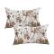 SOGA 2X 17.7 inches Rustic Bloom Floral Pillowcases SOGA 2X 17.7 inches Rustic Bloom Floral Pillowcases