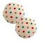 SOGA 2X 17.7 inches Colorful Polka Dot Round Decorative Pillowcases 