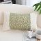 SOGA 2X 11.8x19.7 inches Textured Green Accent Pillowcase Decorative covers SOGA 2X 11.8x19.7 inches Textured Green Accent Pillowcase Decorative covers