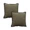 SOGA 2X 17.7 inches Soft Olive Green Square Decorative Pillowcases