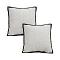 SOGA 2X 17.7 inches French Style Solid Texture Decorative Throw Pillowcases SOGA 2X 17.7 inches French Style Solid Texture Decorative Throw Pillowcases
