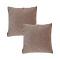 SOGA 2X 17.7inches Minimalist Textured Brown Decorative Pillowcases SOGA 2X 17.7inches Minimalist Textured Brown Decorative Pillowcases