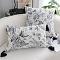 SOGA 2X 11.8 X 19.7 inches Chic Botanical Bliss Rectangular Pillowcases SOGA 2X 11.8 X 19.7 inches Chic Botanical Bliss Rectangular Pillowcases