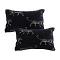 SOGA 2X 11.8x19.7 inches Black Panther Embroidered Decorative Pillowcases SOGA 2X 11.8x19.7 inches Black Panther Embroidered Decorative Pillowcases