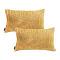 SOGA 2X 11.8x19.7 inches Mustard Yellow Geometric Lumbar Pillowcases SOGA 2X 11.8x19.7 inches Mustard Yellow Geometric Lumbar Pillowcases