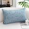 SOGA 2X 11.8 x 19.7 inches Blue Geometric Lumbar Pillowcases - Decor SOGA 2X 11.8 x 19.7 inches Blue Geometric Lumbar Pillowcases - Decor
