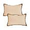 SOGA 2X 11.8 x 19.7 inches Vintage Off-White Decorative Pillowcases SOGA 2X 11.8 x 19.7 inches Vintage Off-White Decorative Pillowcases