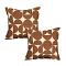 SOGA 2X 17.7 inches Retro Geometric Circle Pillowcase